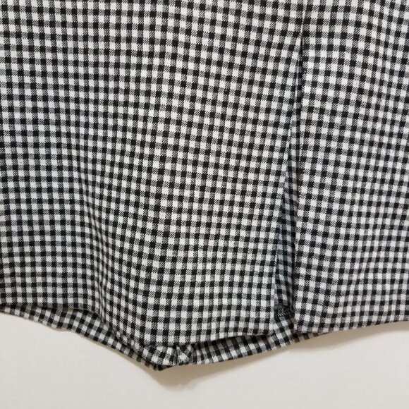 CAbi skort 2 Gingham Check Plaid Tee Time Slit Skort - Picture 7 of 16